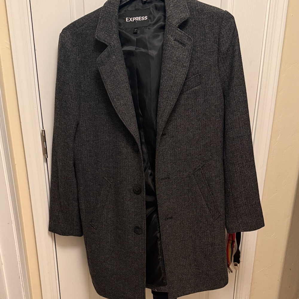 Express Charcoal Blazer Jacket